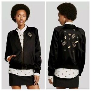 Victoria Beckham for Target Black Jacket with Gold Zipper